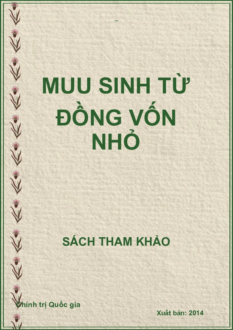 Muu sinh từ đồng vốn nhỏ