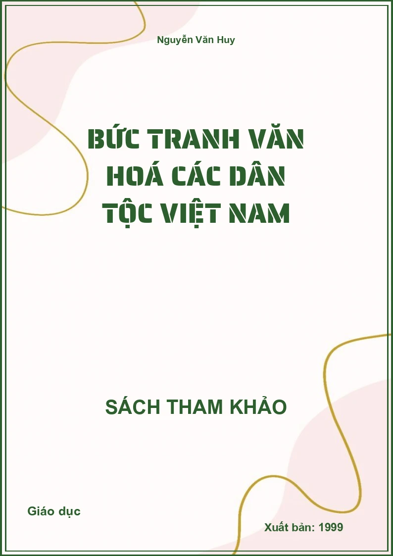 Bức tranh văn hoá các dân tộc Việt Nam