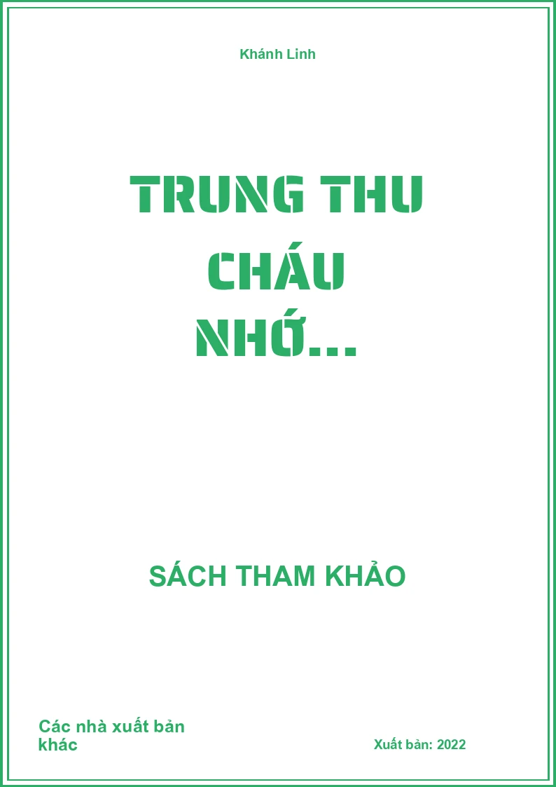 Trung thu cháu nhớ...
