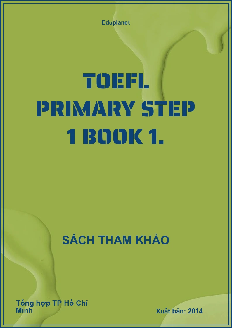 Toefl Primary Step 1 book 1.