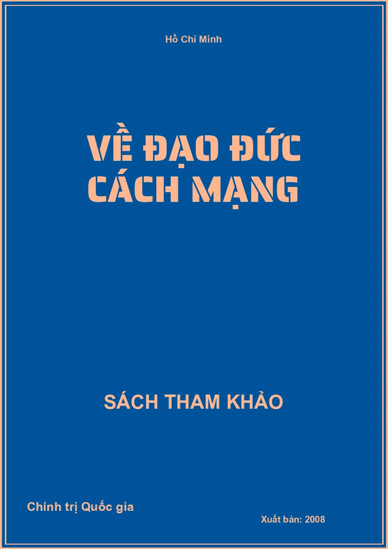 Về đạo đức cách mạng