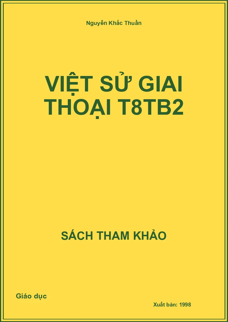 Việt sử giai thoại T8TB2