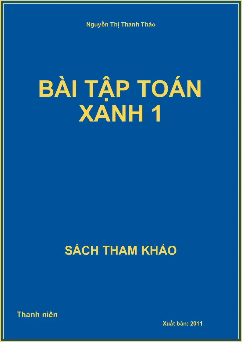 Bài tập toán xanh 1