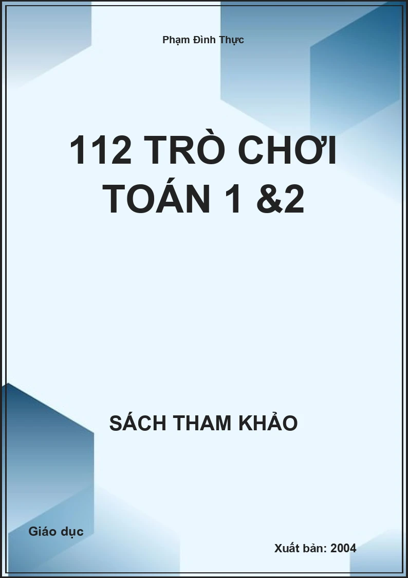 112 Trò chơi toán 1 &2