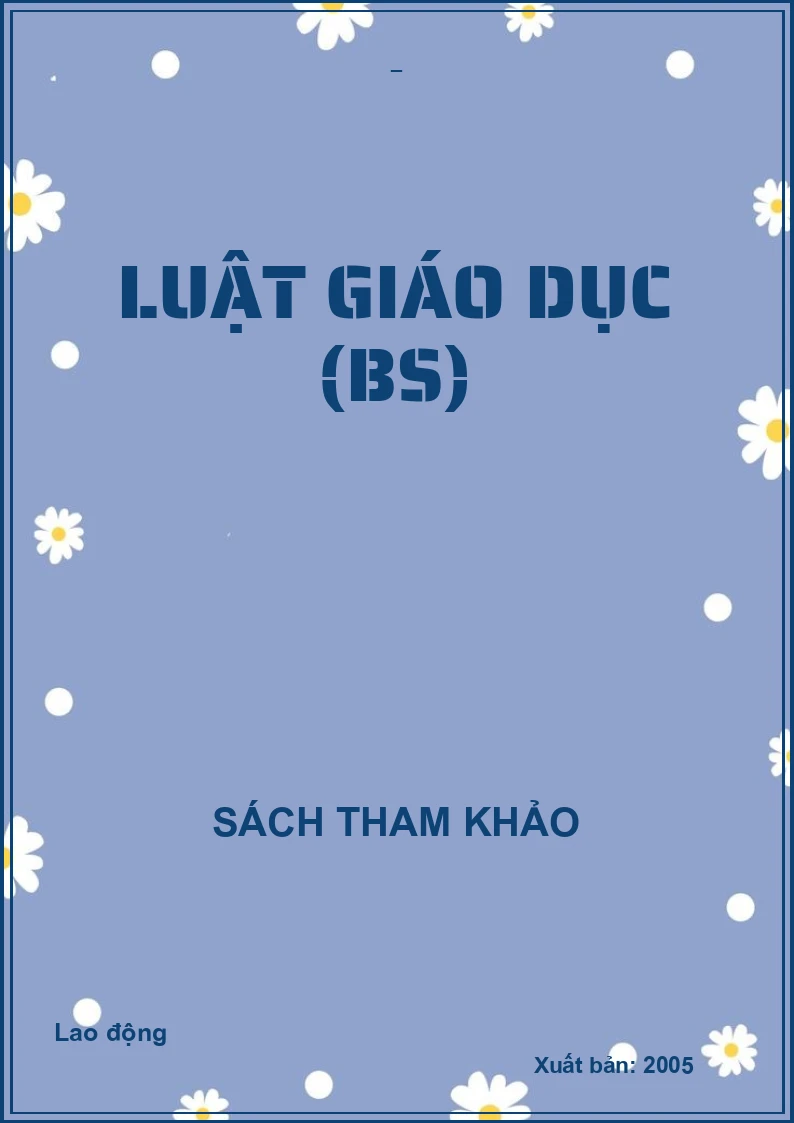 Luật giáo dục (BS)