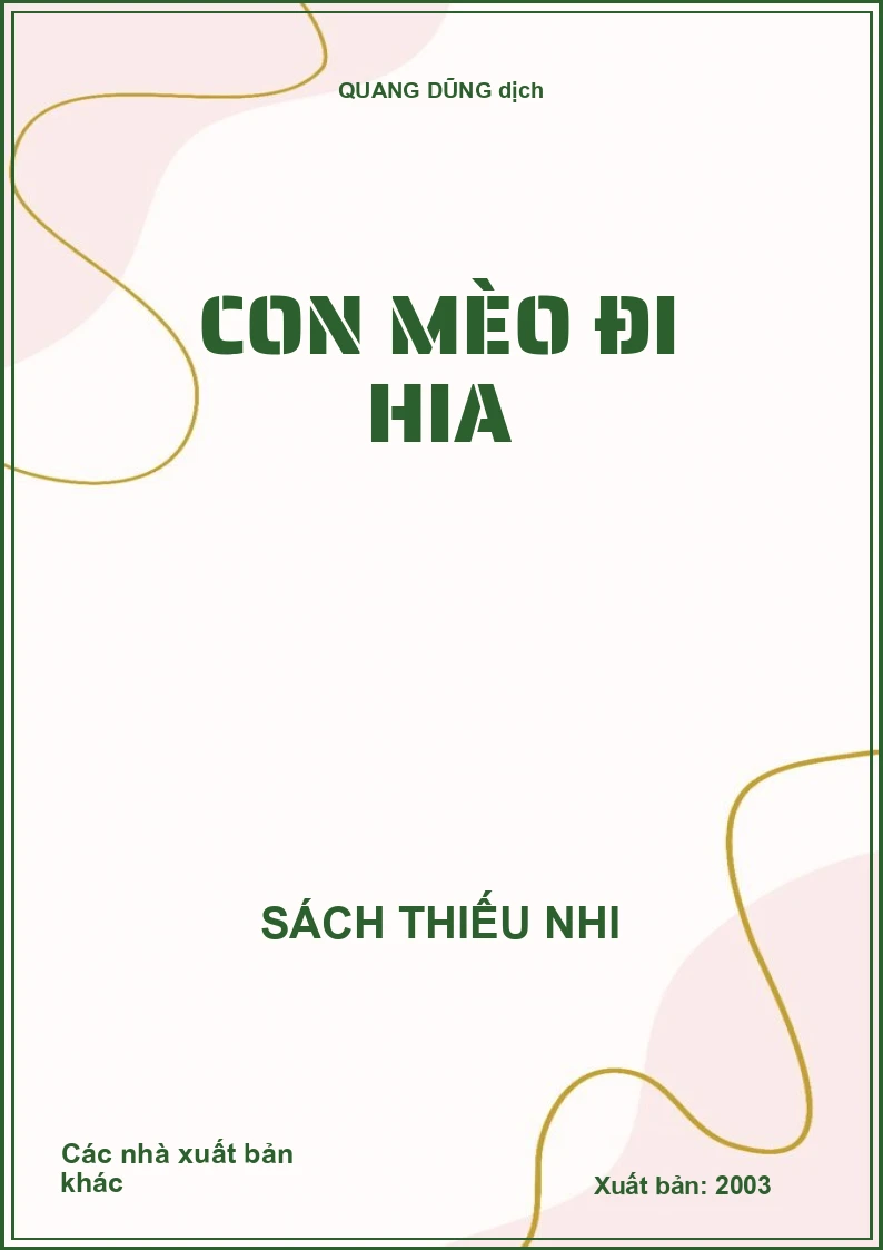 Con mèo đi hia