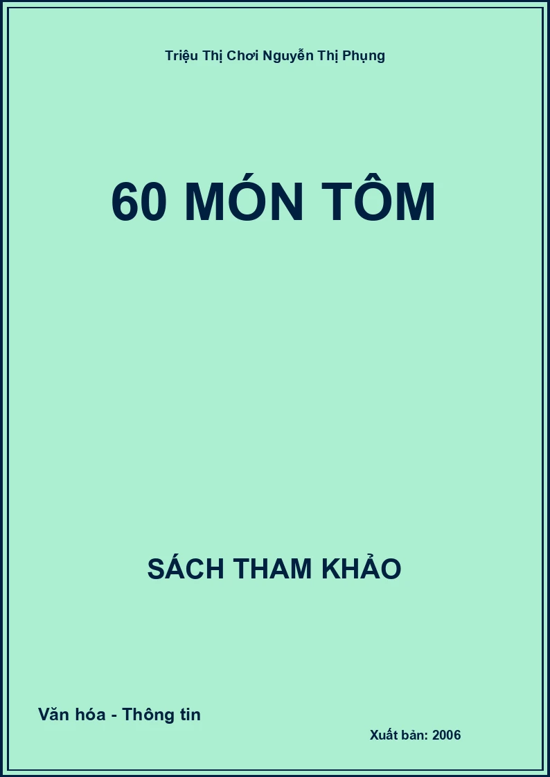 60 món tôm