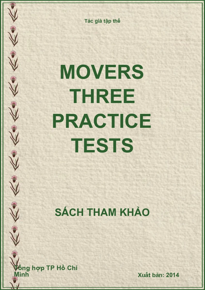 Movers three practice tests