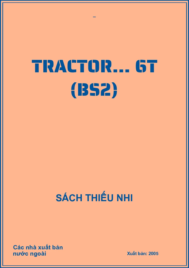 Tractor... 6T (BS2)