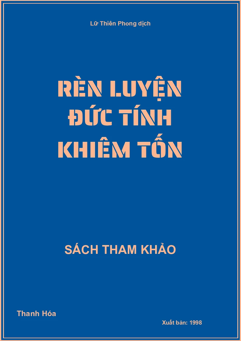 Rèn luyện đức tính khiêm tốn