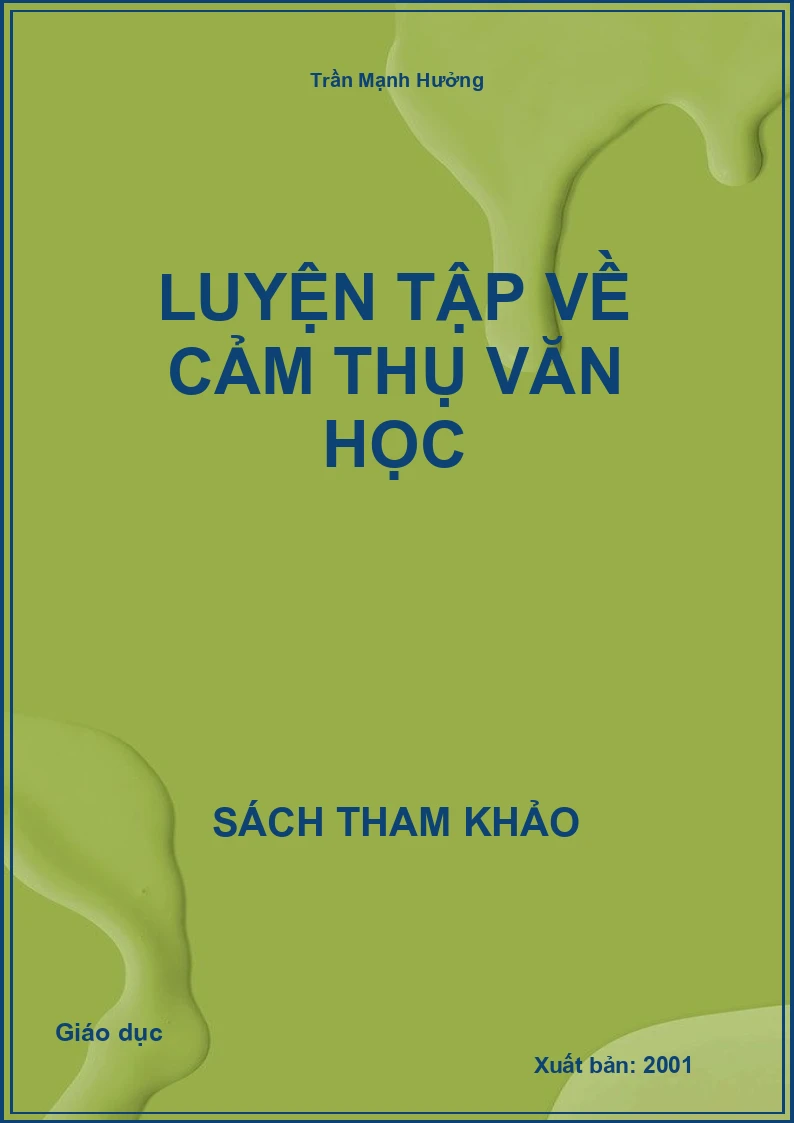 Luyện tập về cảm thụ văn học