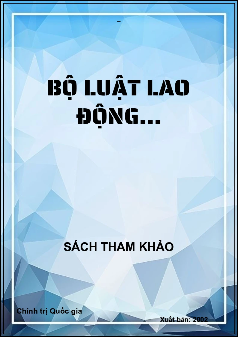 Bộ luật lao động...