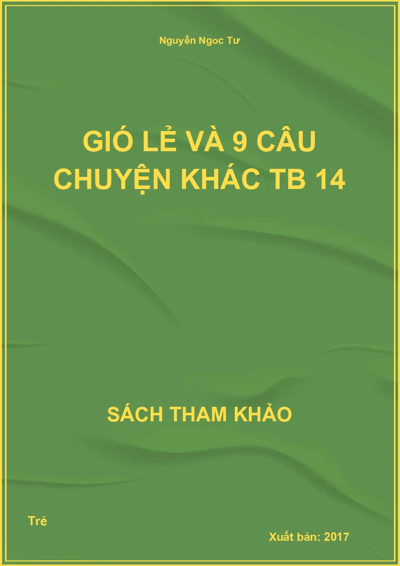 Gió lẻ và 9 câu chuyện khác TB 14