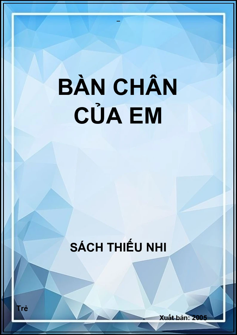 Bàn chân của em