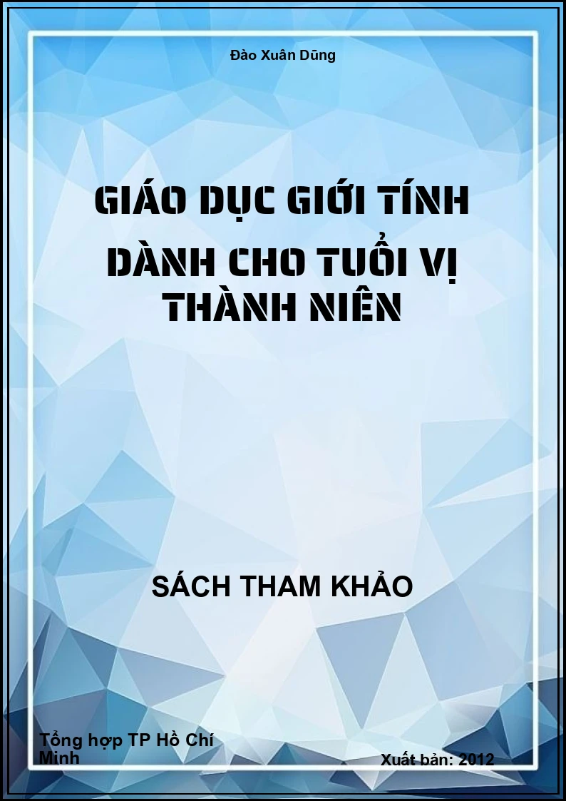 Giáo dục giới tính dành cho tuổi vị thành niên