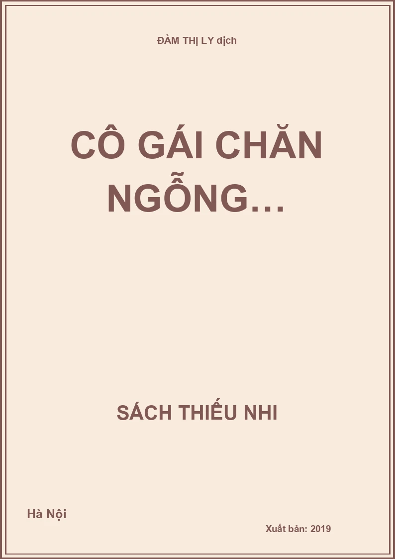Cô gái chăn ngỗng