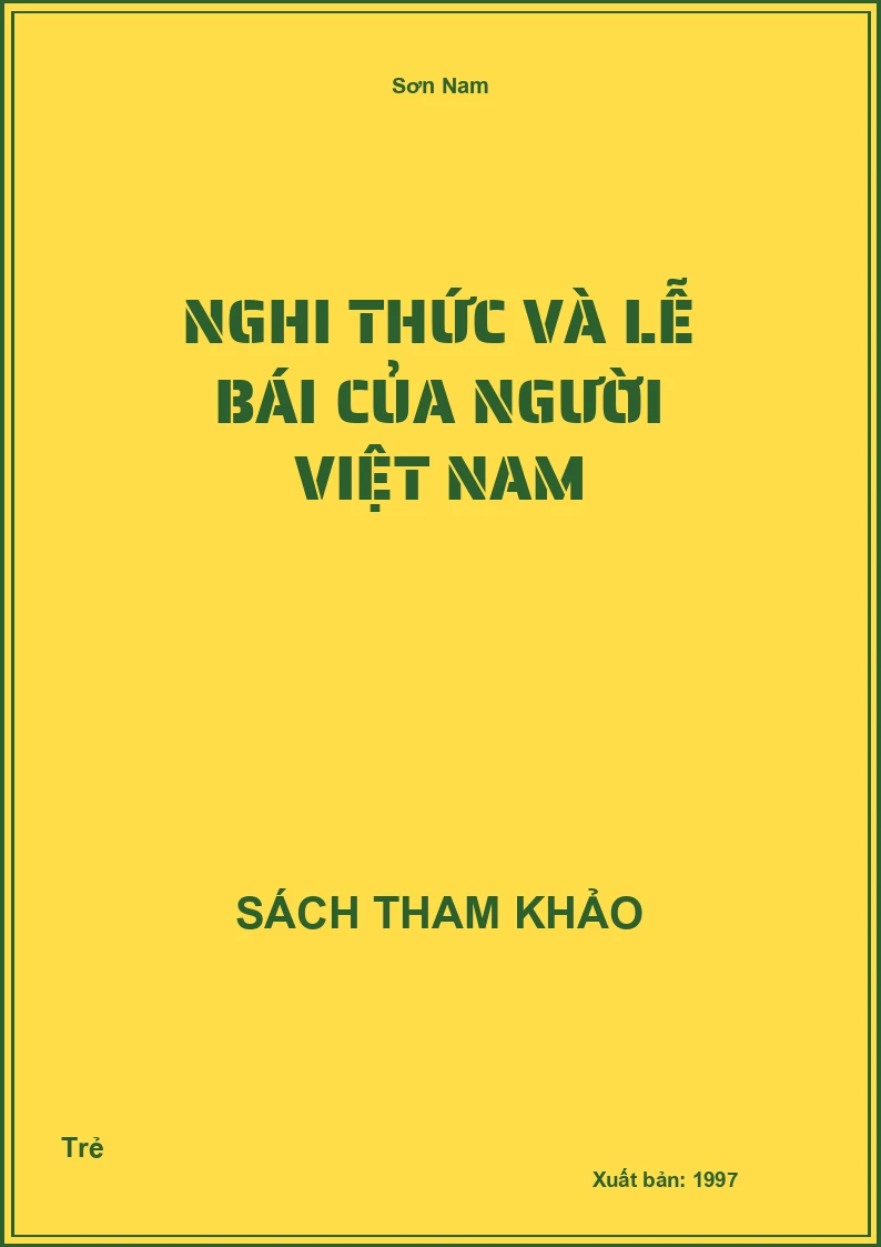 Nghi thức và lễ bái của người Việt Nam