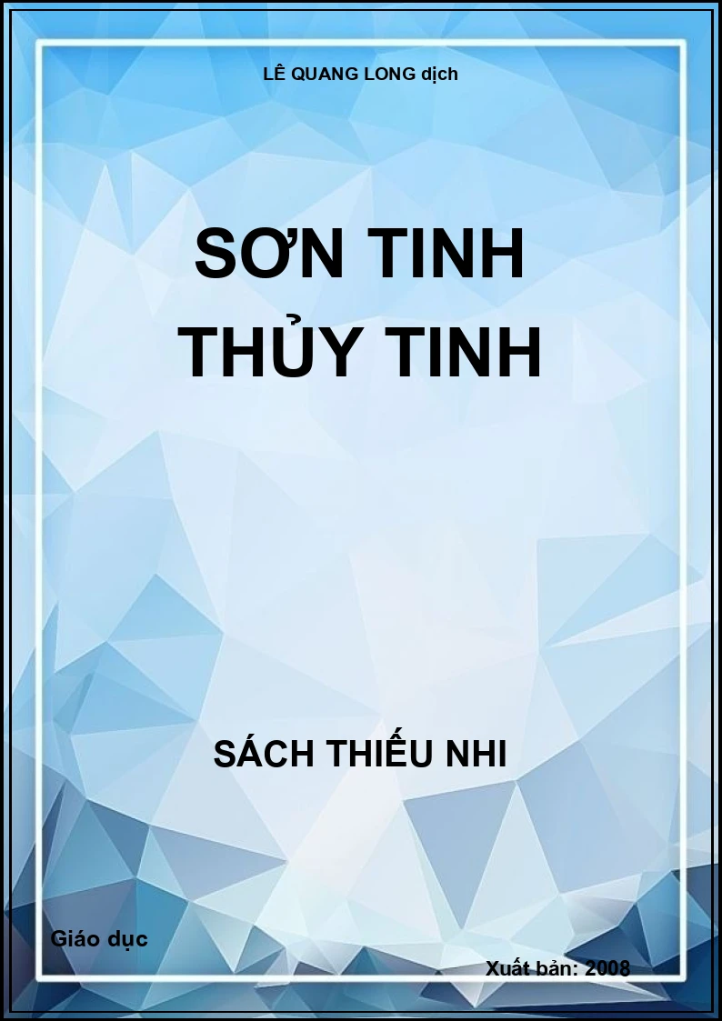 Sơn Tinh Thủy Tinh