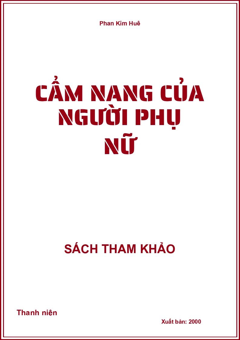 Cẩm nang của người phụ nữ