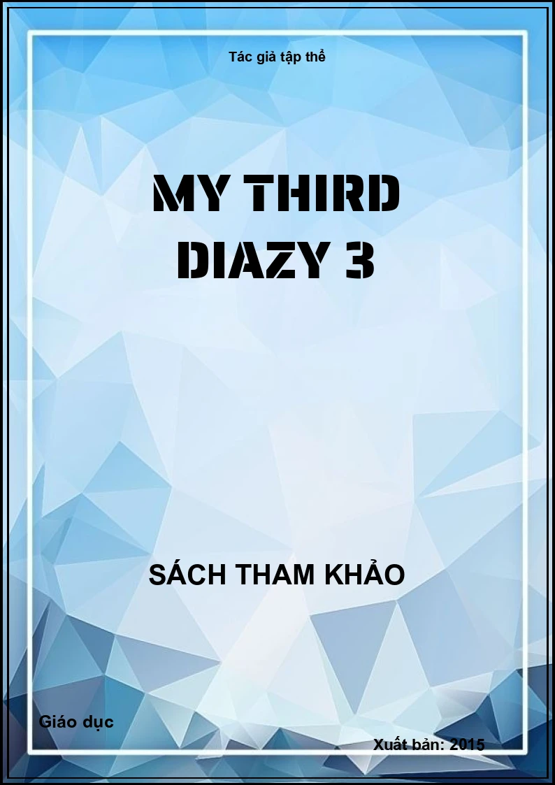 My third diazy 3