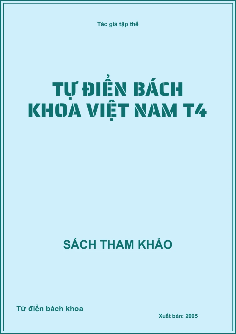 Tự điển bách khoa Việt Nam T4