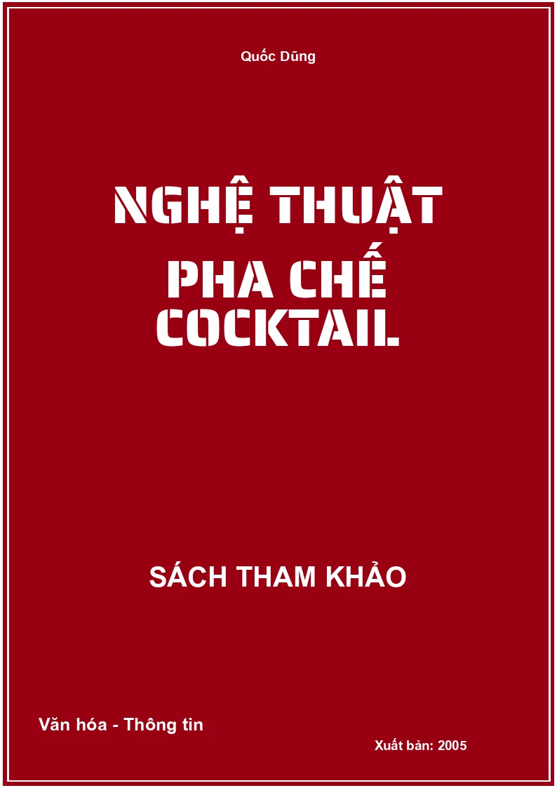 Nghệ thuật pha chế cocktail