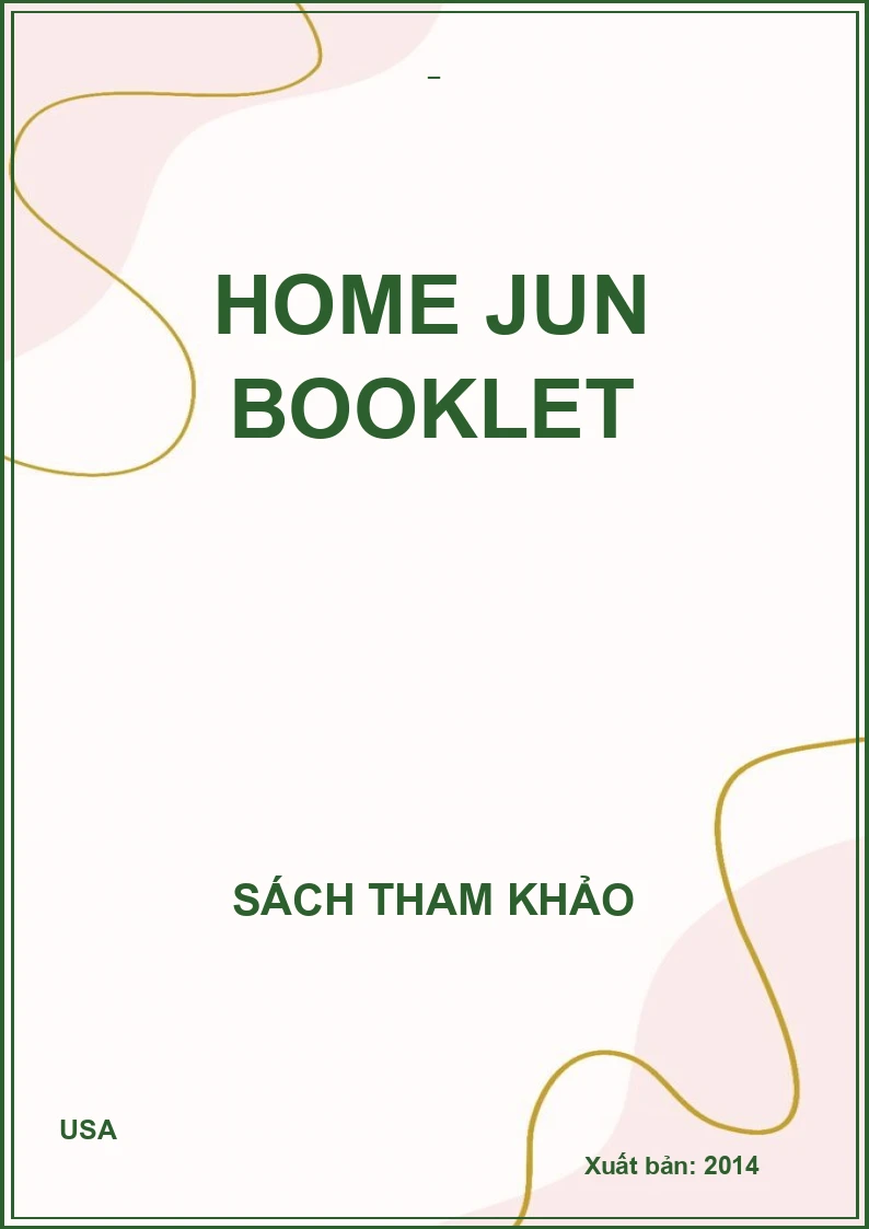 Home jun booklet