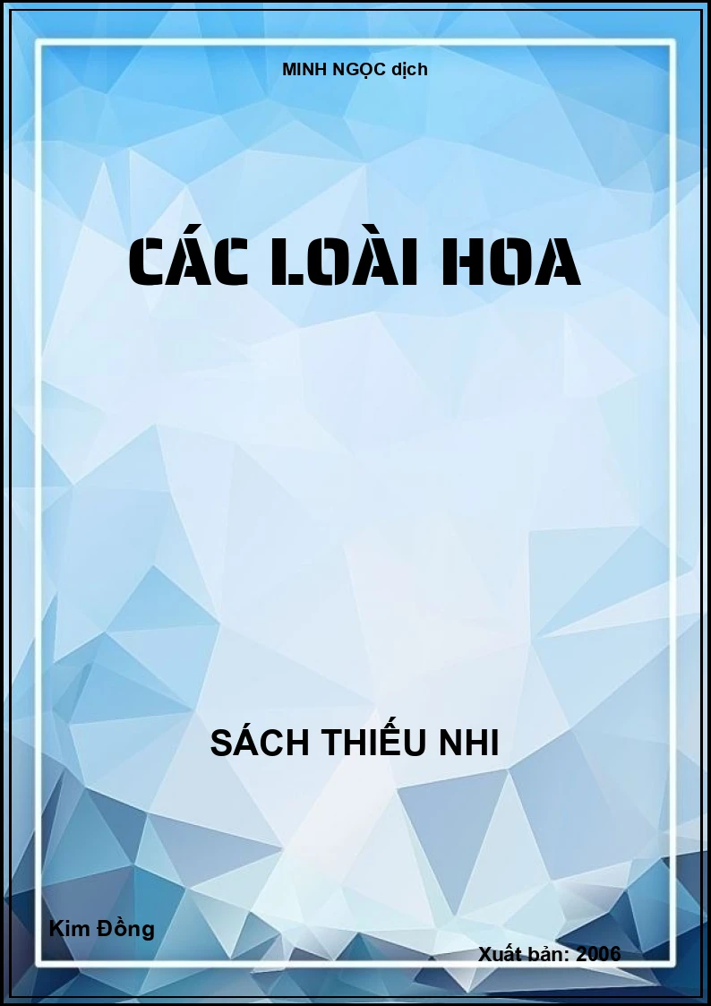 Các loài hoa
