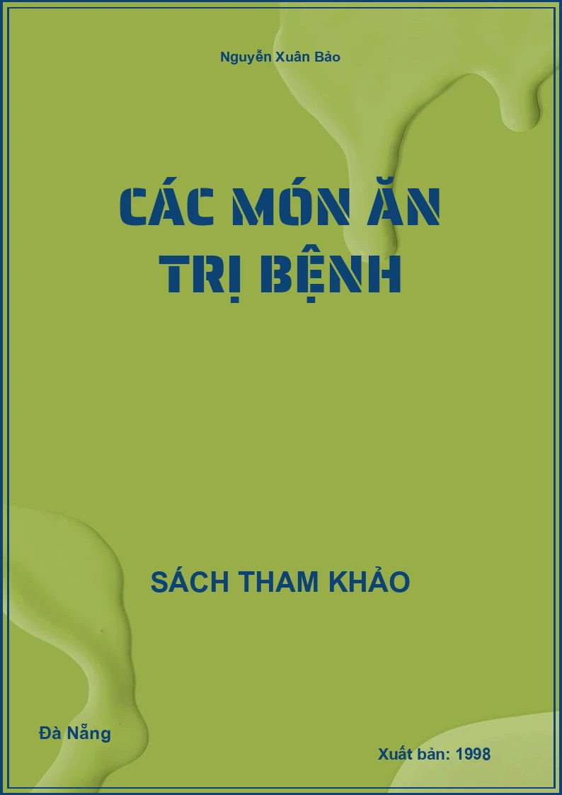 Các món ăn trị bệnh