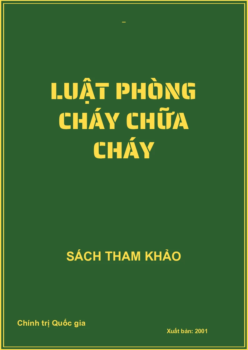 Luật phòng cháy chữa cháy