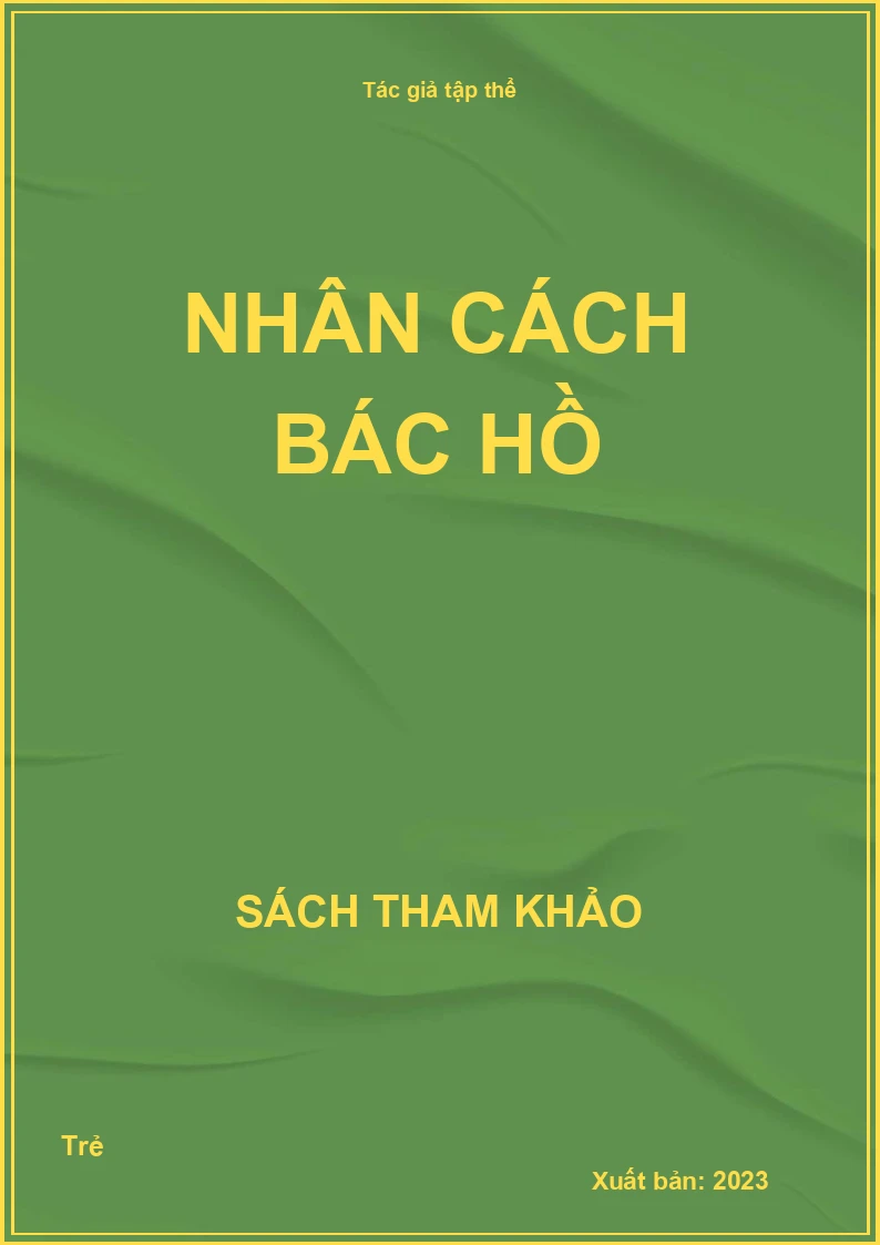 Nhân cách Bác Hồ
