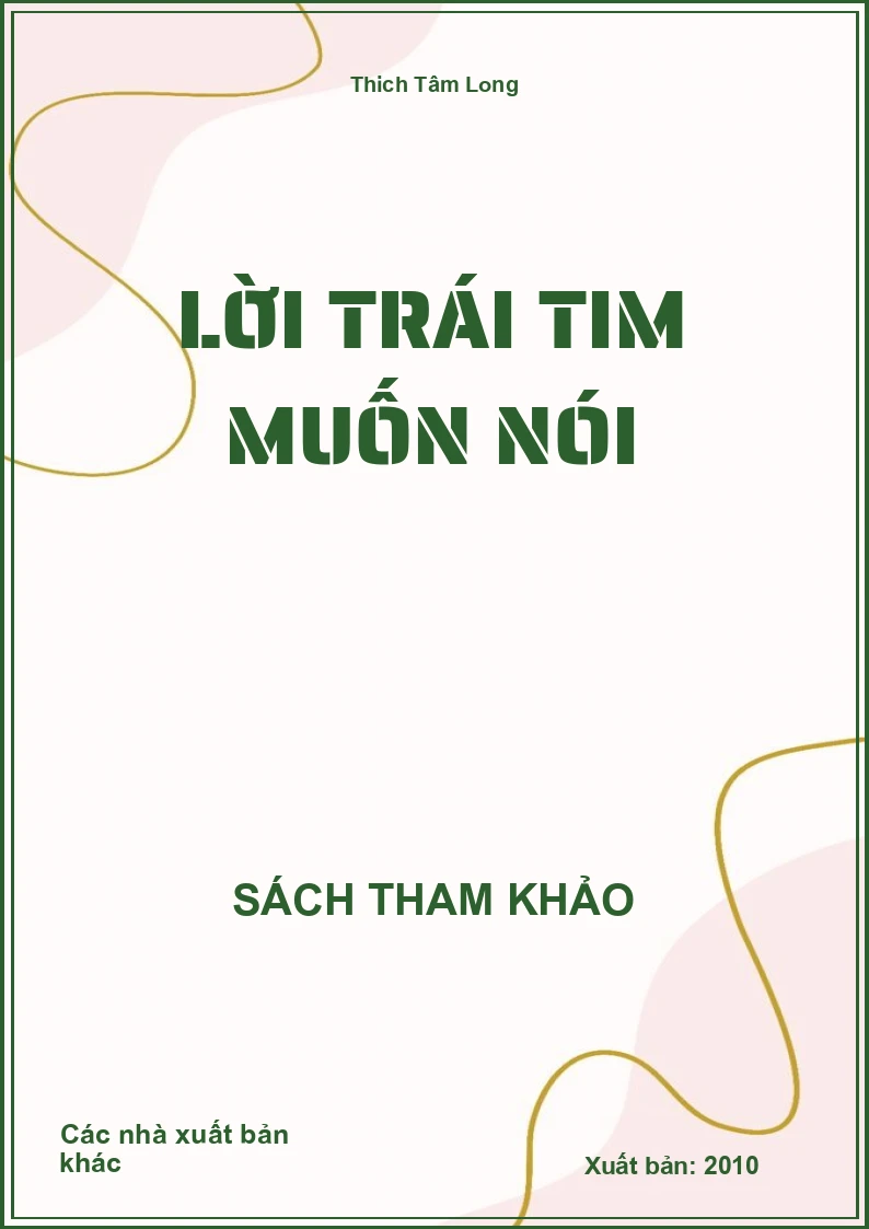 Lời trái tim muốn nói