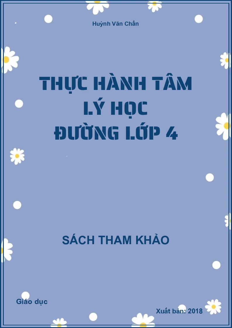 Thực hành tâm lý học đường Lớp 4