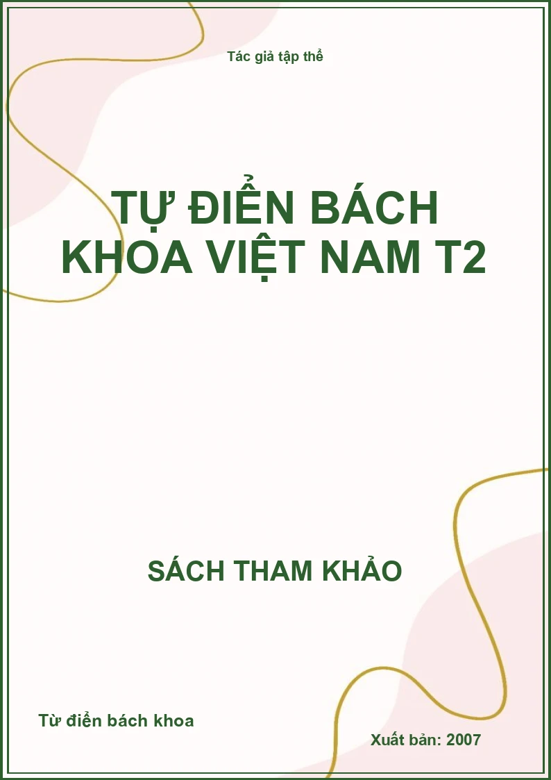 Tự điển bách khoa Việt Nam T2