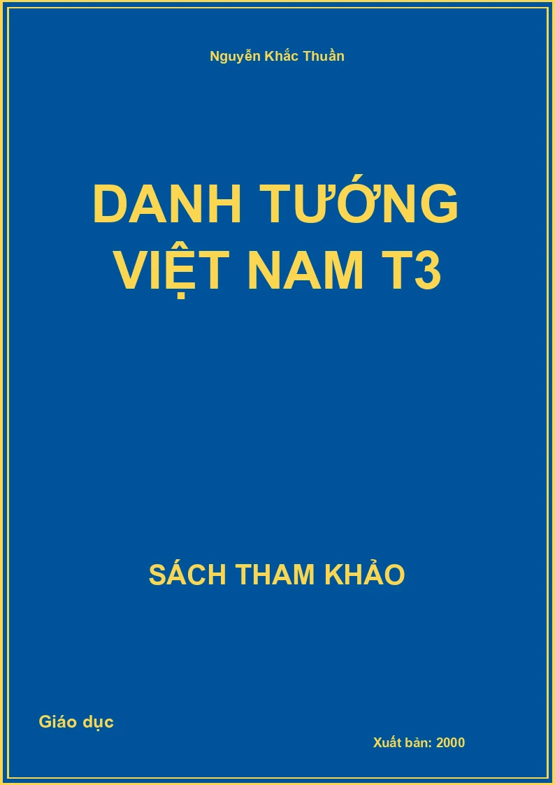 Danh tướng Việt Nam T3