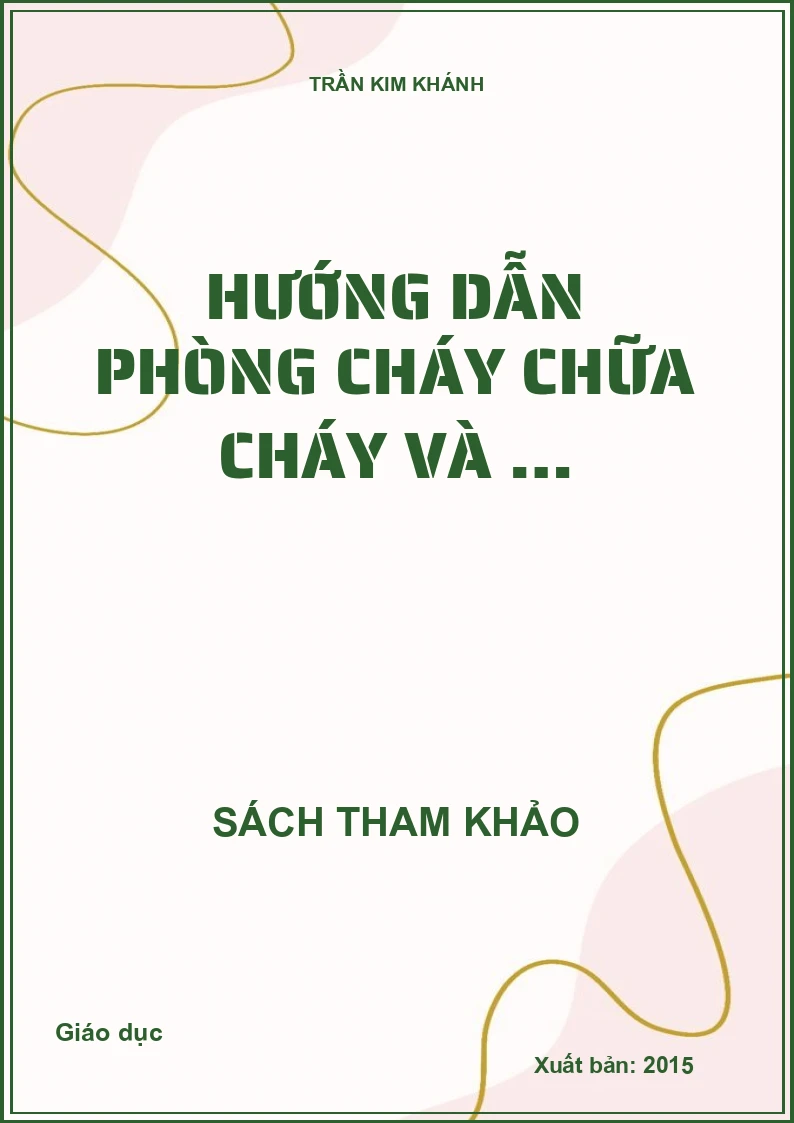 Hướng dẫn phòng cháy chữa cháy và …
