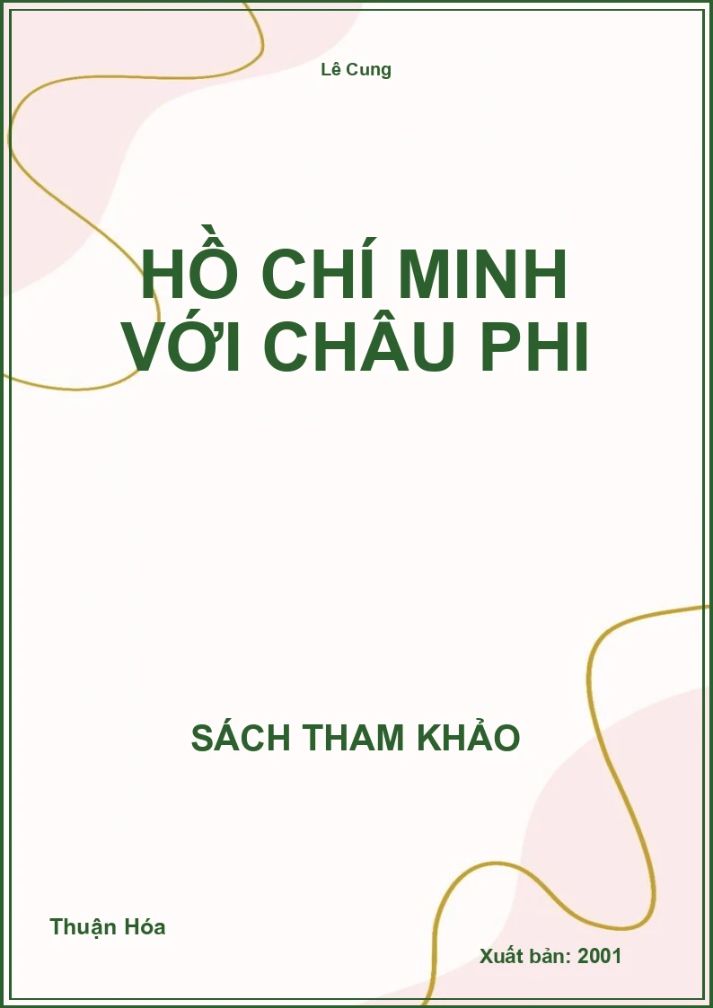 Hồ Chí Minh với Châu Phi