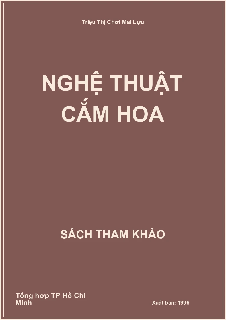 Nghệ thuật cắm hoa