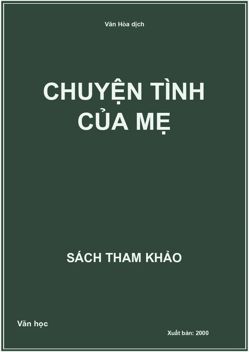 Chuyện tình của mẹ