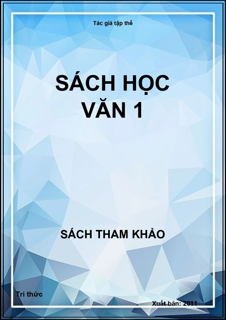 Sách học văn 1