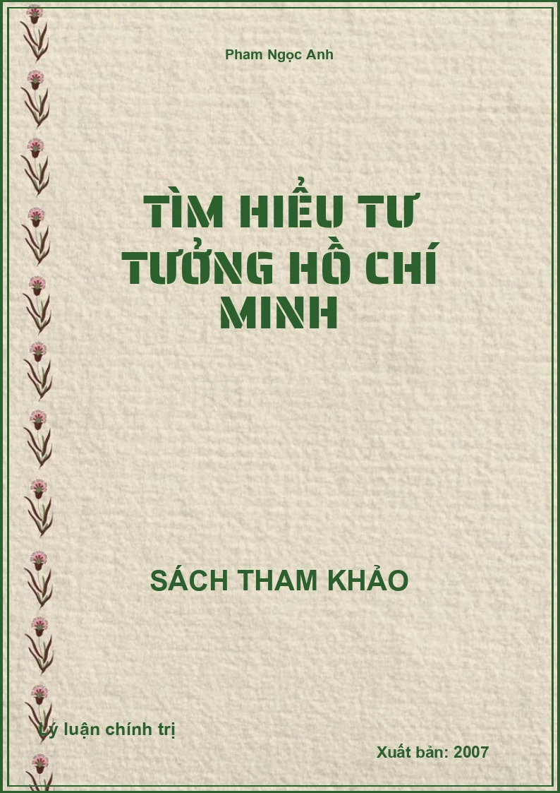 Tìm hiểu tư tưởng Hồ Chí Minh
