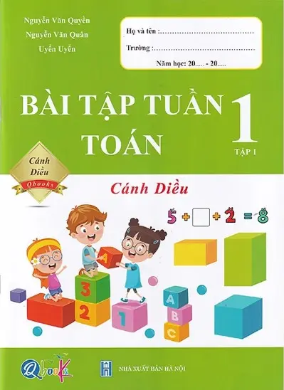 Bài tập tuần Toán 1 T.1 - Cánh diều