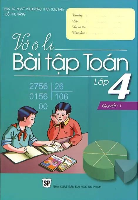 Vở ô li bài tập toán lớp 4 Q.1