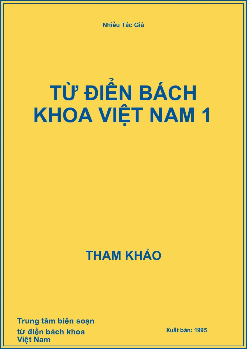 Từ điển bách khoa Việt Nam 1