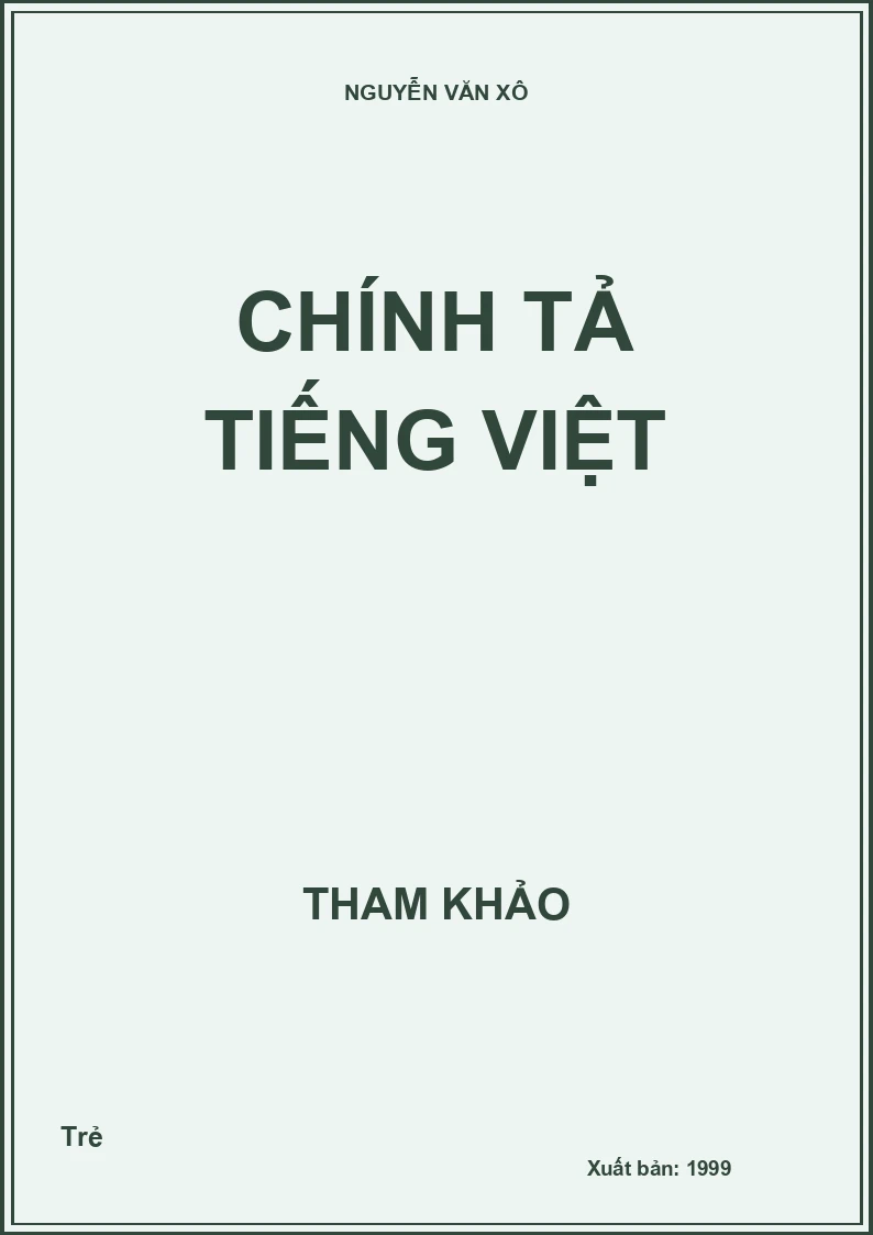 Chính tả tiếng Việt