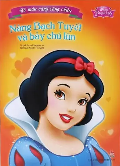 Nàng Bạch Tuyết và bảy chú lùn.- (Disney Princess. Tô màu cùng công chúa)
