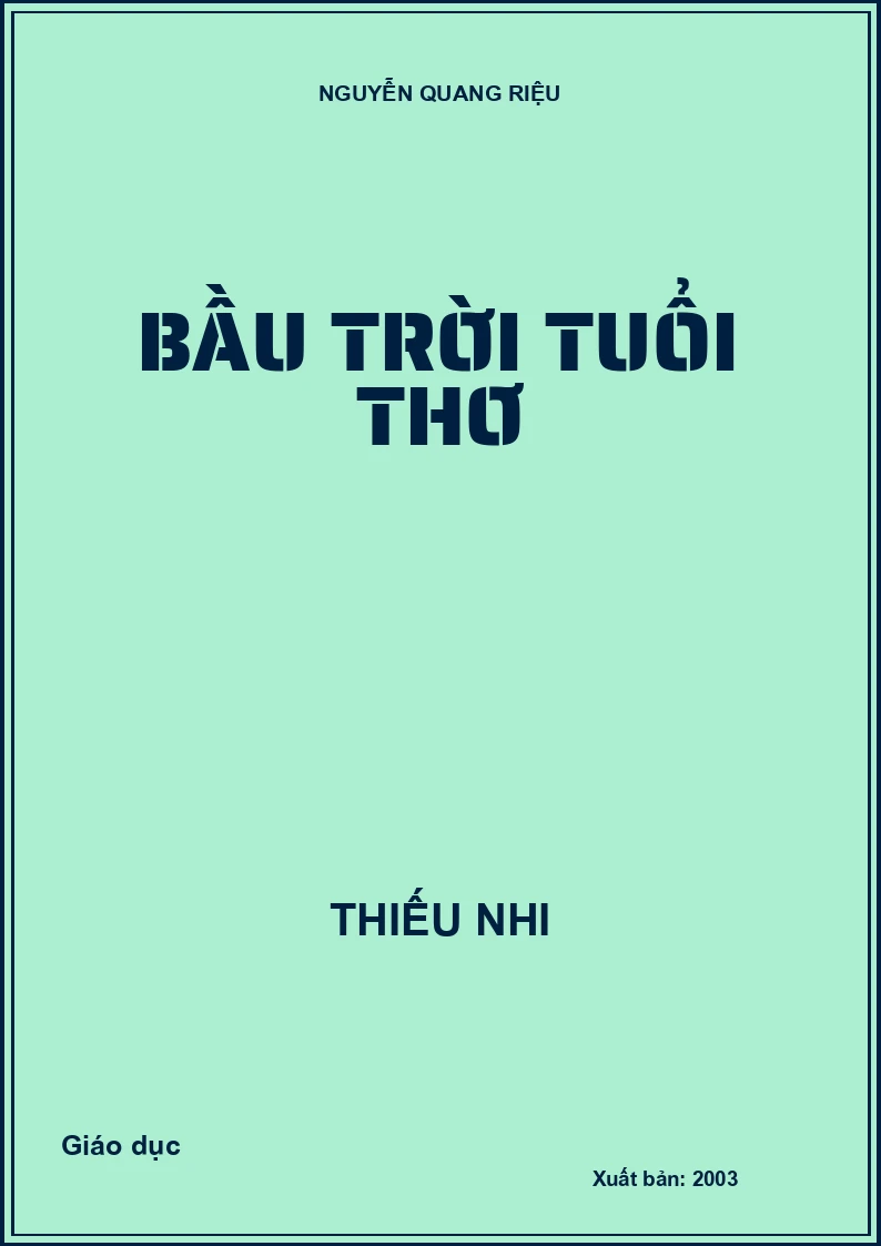 Bầu trời tuổi thơ