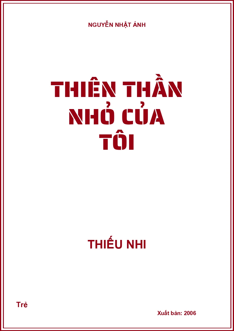 Thiên thần nhỏ của tôi