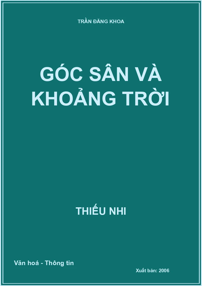 Góc sân và khoảng trời