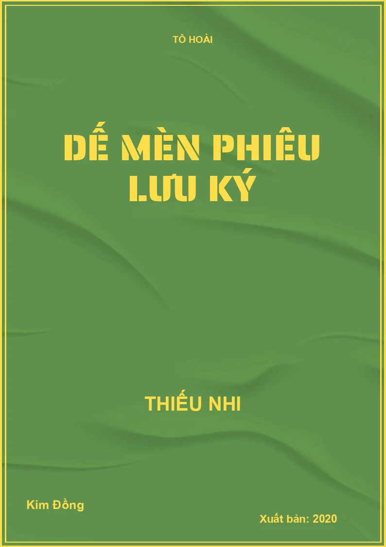 Dế Mèn phiêu lưu ký nxb KĐ